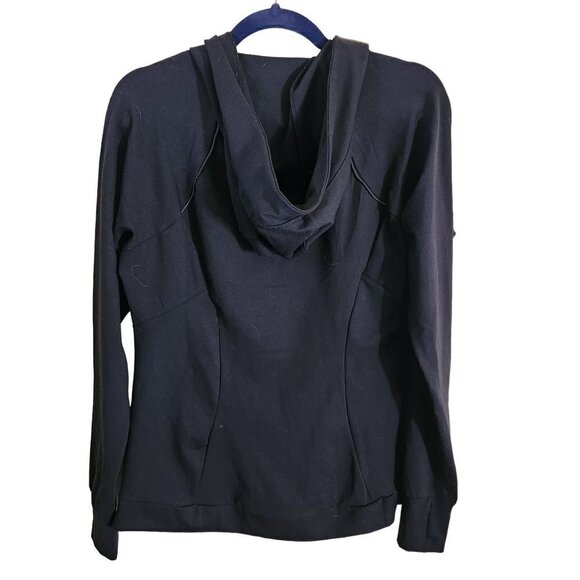 Spyder Full Zip Soft Shell Black Hooded Jacket Size L - Picture 3 of 10